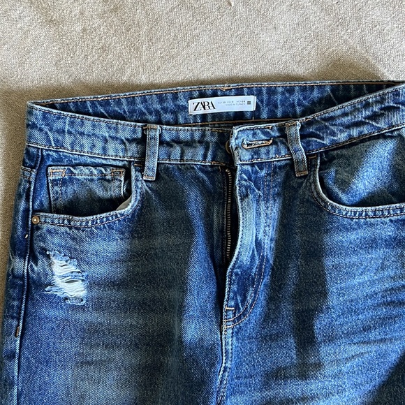 Zara Oversized distressed wide leg jeans - Picture 3 of 8